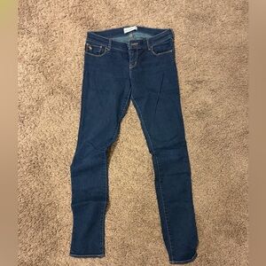 Abercrombie & Fitch Dark Blue Skinny Jeans